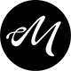 The Letter M logo from Maridah LLC in white inside a black circle