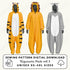 three animal-themed hooded costumes, including a tiger, lion, and gray wolf, displayed in a 3D rendering.