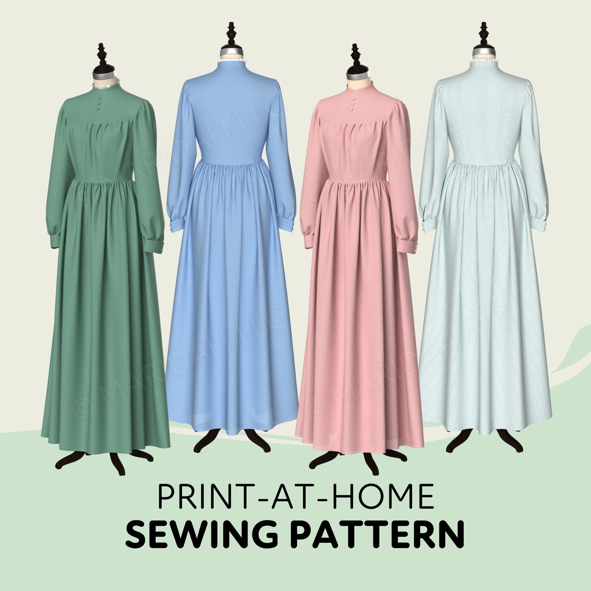 Vintage Walking Dress - Maridah