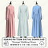 Vintage Walking Dress Printable Sewing Pattern PDF Sewing Pattern File