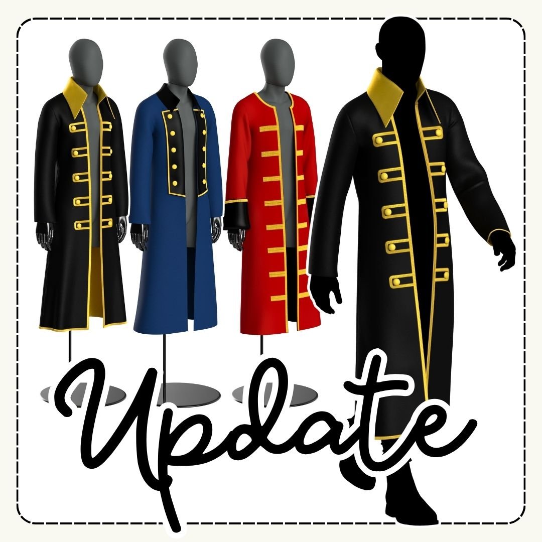 Our Swashbuckler Coat Pattern gets a BIG update!