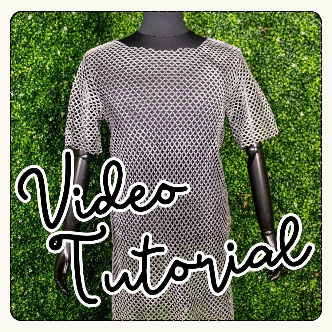 Sew your own Faux Chainmail Shirt for Costumes