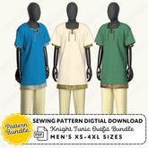 3 Piece Tunic Outfit Sewing Pattern Bundle PDF Sewing Pattern File