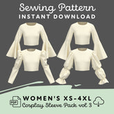 Cosplay Sleeve Sewing Pattern Pack