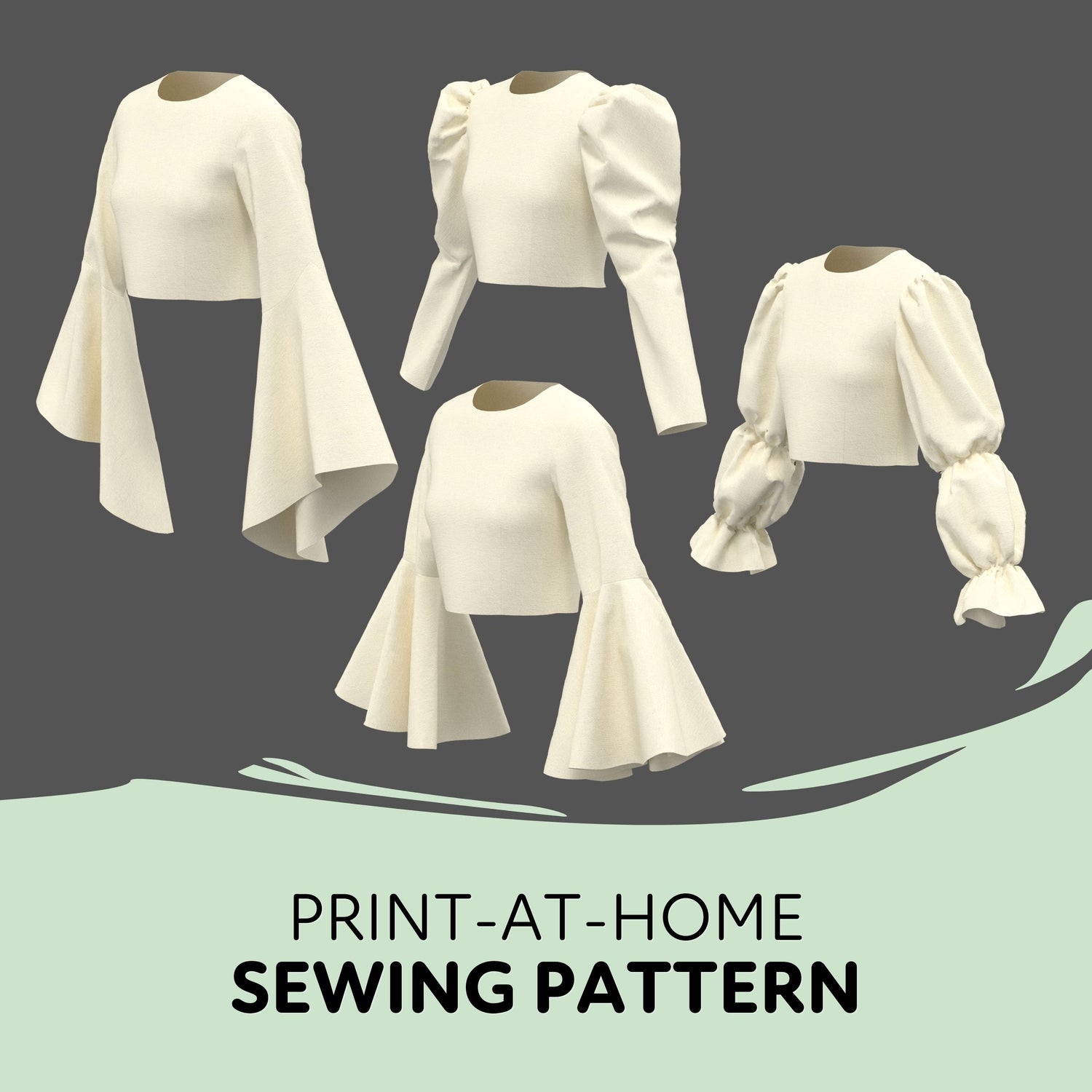 Cosplay Sleeve Sewing Pattern Pack