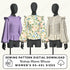 Bishop Sleeve Blouse Printable Sewing Pattern PDF Sewing Pattern File