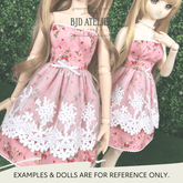 BJD Strapless Dress Pattern for 1/3 Dolls - Maridah