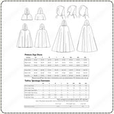 Cape Pack vol 1: Full Sweep Cape Sewing Patterns PDF Sewing Pattern File