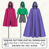 Cape Pack vol 1: Full Sweep Cape Sewing Patterns PDF Sewing Pattern File