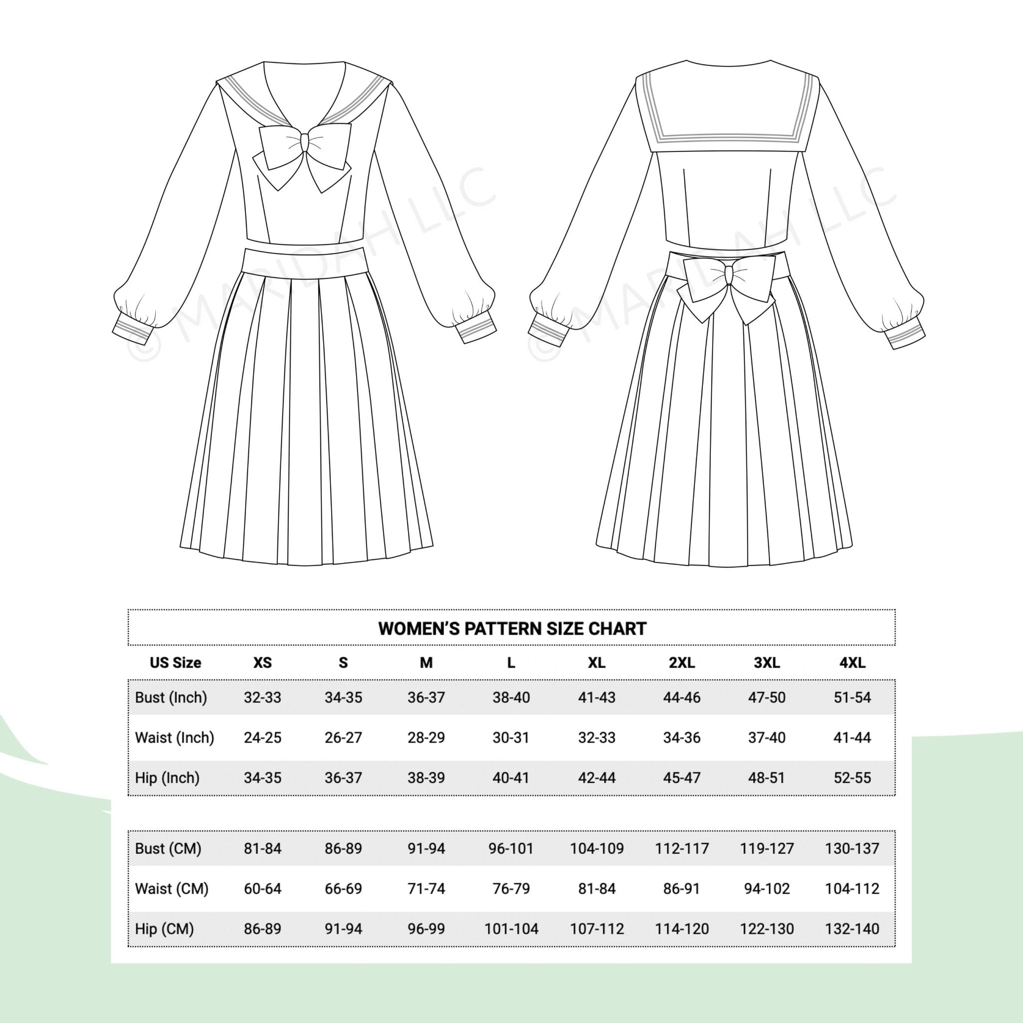 Classic Sailor Collar School Uniform - Maridah