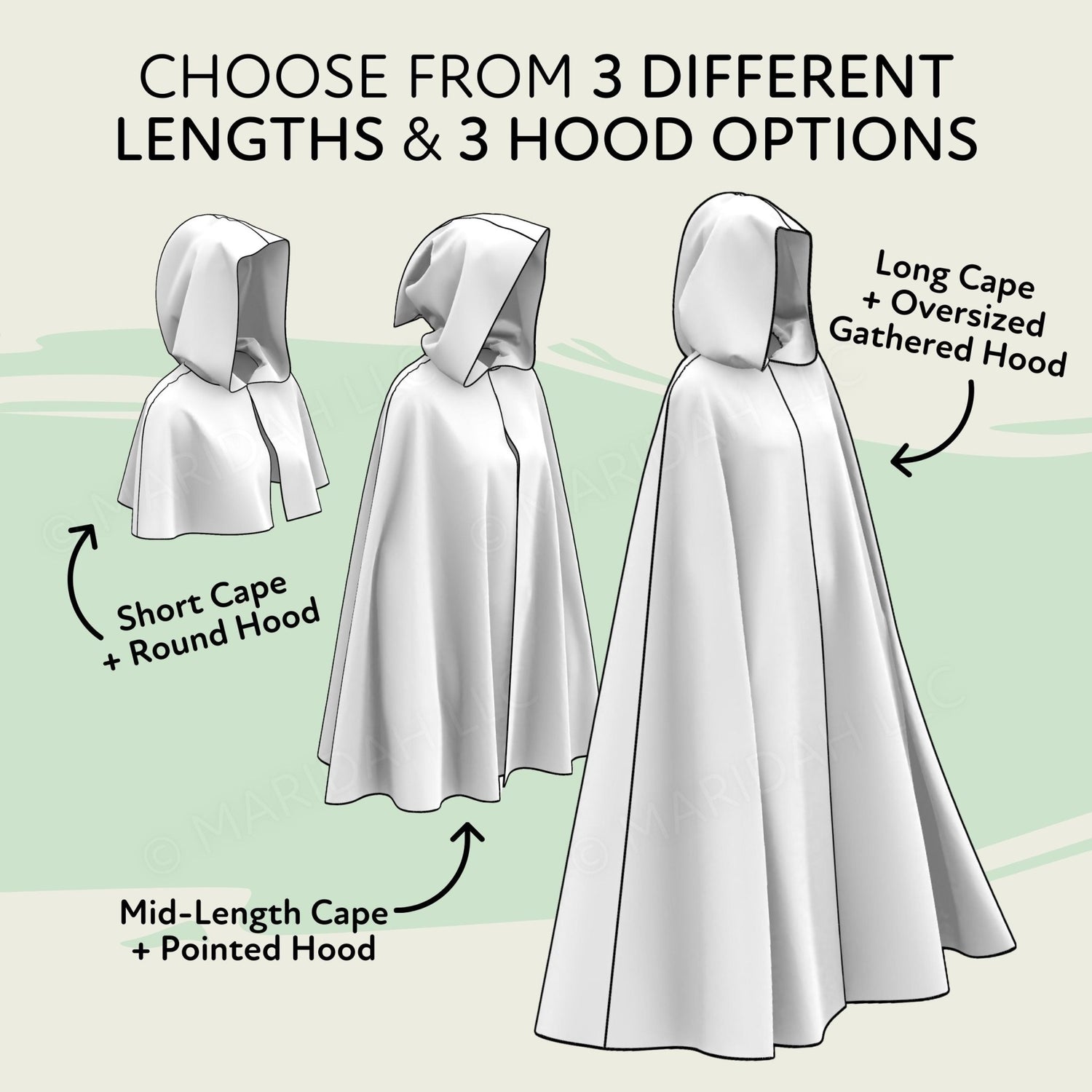 Cosplay Cape Pack vol 1 - Maridah