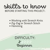 a poster with the words skills to know before starting this project