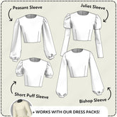 Cosplay Sleeve Pack vol 1 Printable Sewing Pattern PDF Sewing Pattern File