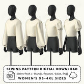 Cosplay Sleeve Pack vol 1 Printable Sewing Pattern PDF Sewing Pattern File