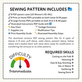 Cosplay Sleeve Pack vol 1 Printable Sewing Pattern PDF Sewing Pattern File
