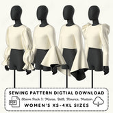 Cosplay Sleeve Pack vol 3 Printable Sewing Pattern PDF Sewing Pattern File