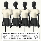 Cosplay Sleeve Pack vol 4 Printable Sewing Pattern PDF Sewing Pattern File