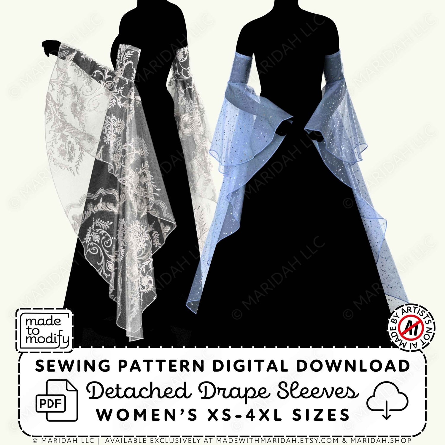 Digital sewing pattern preview for women&
