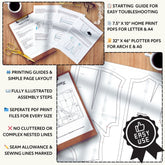 The image is a collage of various printed materials, including a printed page layout, a printed page with a diagram, and a printed page with a diagram and instructions. The materials appear to be related to a tutorial or guide for easy troubleshooting, as indicated by the text and the diagrams.