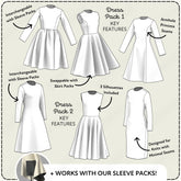 Dress Blocks vol 1 & 2 Sewing Pattern Bundle PDF Sewing Pattern File