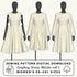 Dress Blocks vol 1: Princess Seam Dress Sewing Patterns PDF Sewing Pattern File