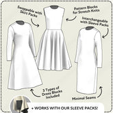 Dress Blocks vol 2: Stretch Knits Sewing Pattern PDF Sewing Pattern File