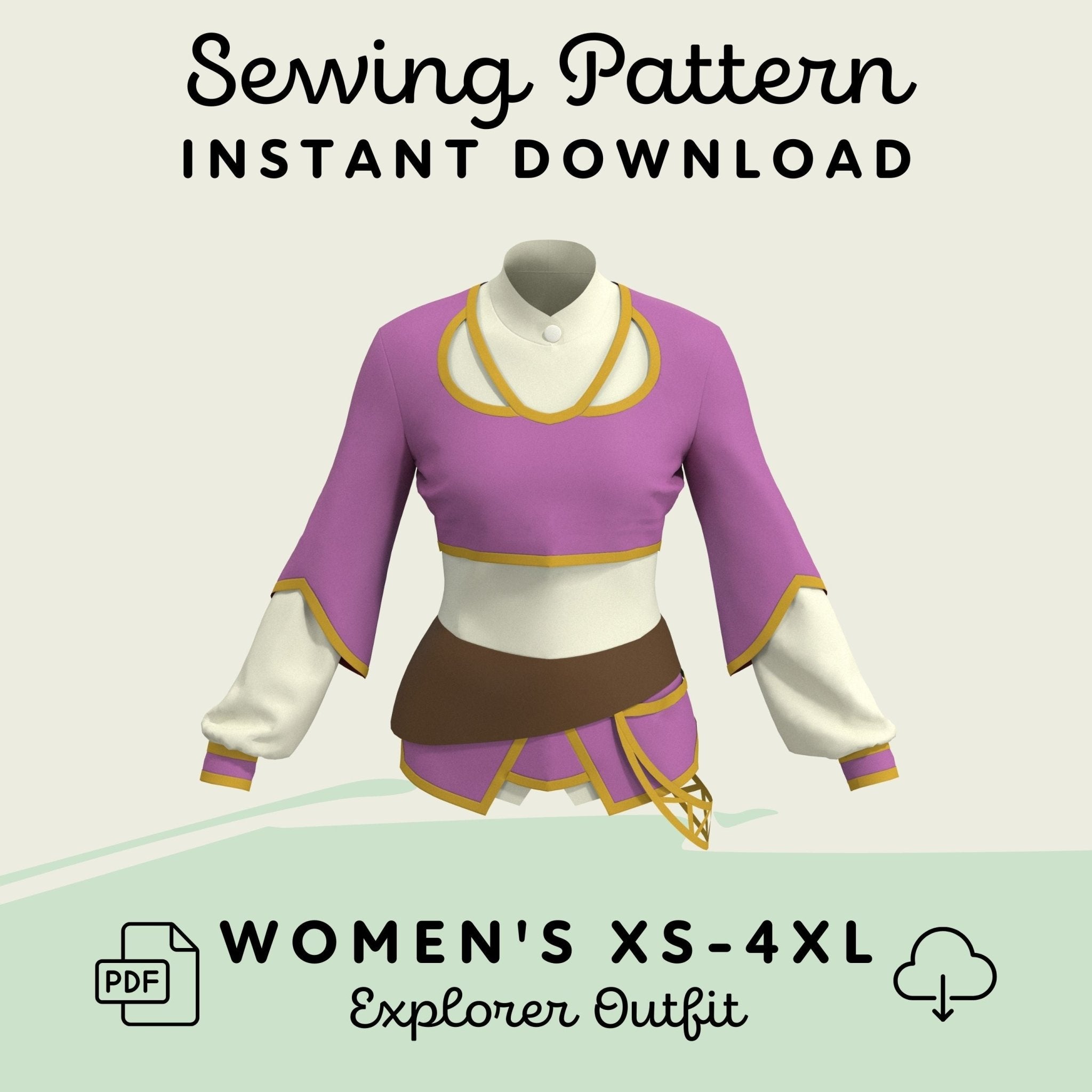 A digital illustration of a woman&