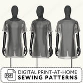 Faux Chainmail Shirt Printable Sewing Pattern PDF Sewing Pattern File