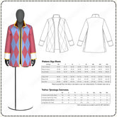 Harlequin Jacket Printable Sewing Pattern PDF Sewing Pattern File