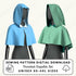 Hooded Capelet Pack: Shoulder Cape Sewing Patterns PDF Sewing Pattern File