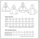 Hooded Capelet Pack: Shoulder Cape Sewing Patterns PDF Sewing Pattern File