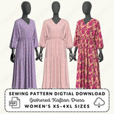 Kaftan Maxi Dress Printable Sewing Pattern PDF Sewing Pattern File