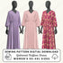 Kaftan Maxi Dress Printable Sewing Pattern PDF Sewing Pattern File