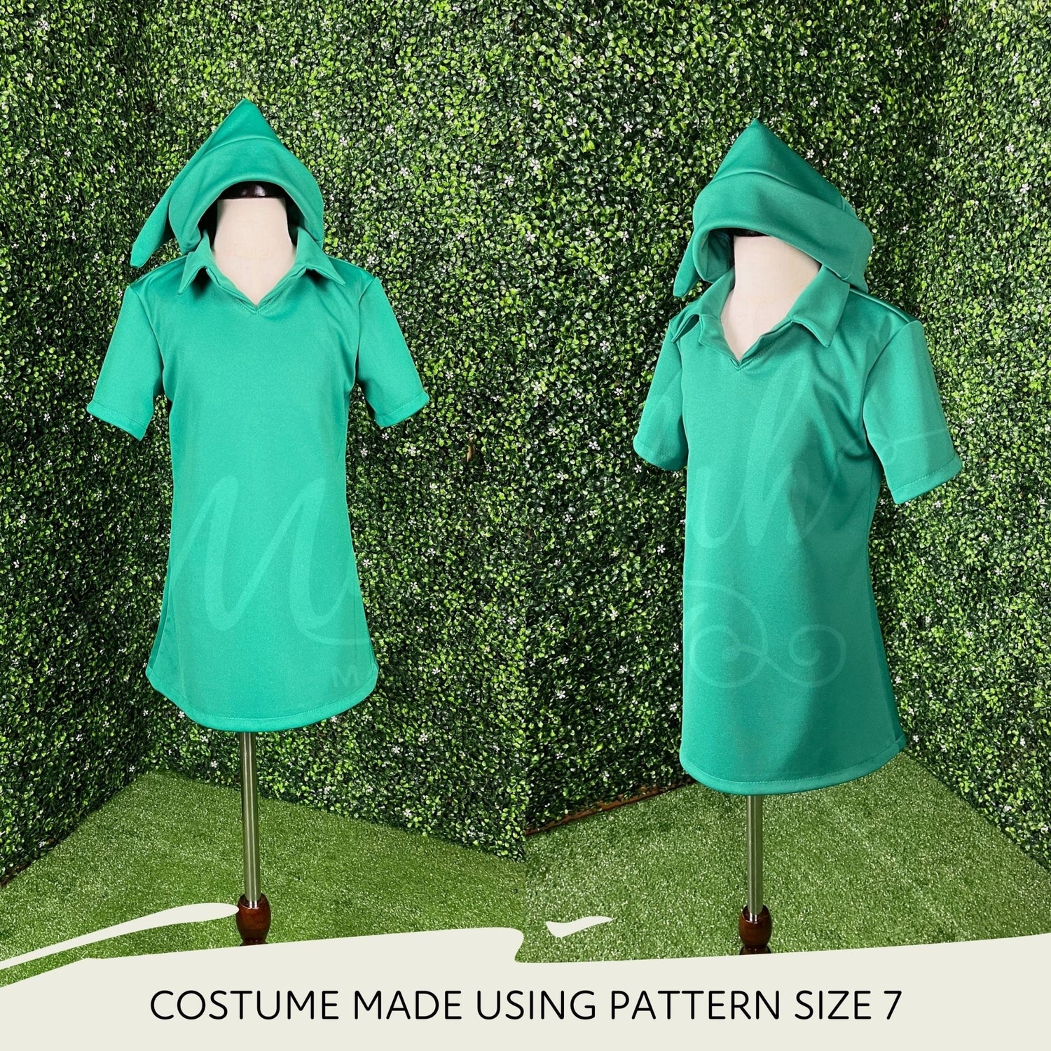 Kids Notched Collar Tunic and Hat - Maridah