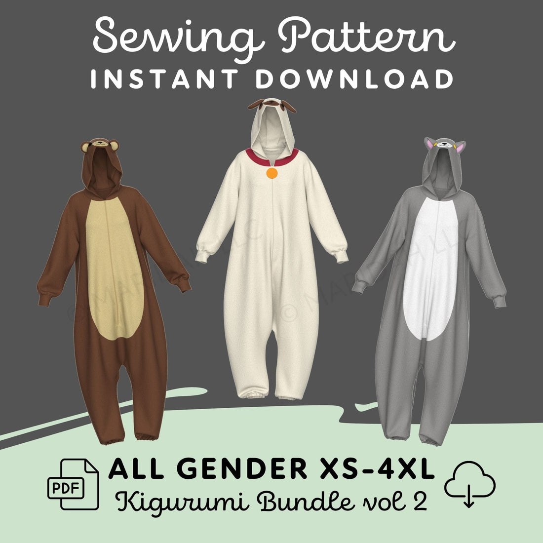 Kigurumi Pattern Pack vol 2 - Maridah