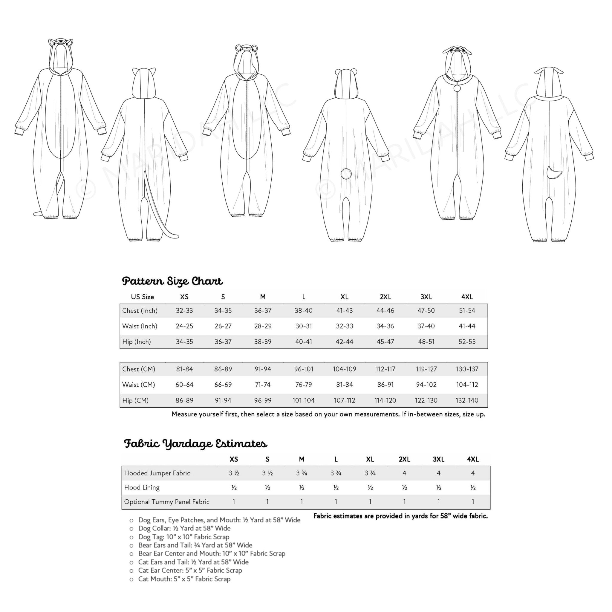 Kigurumi Pattern Pack vol 2 - Maridah