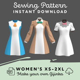 Make Your Own Gijinka Dress Sewing Pattern