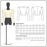 Mutton Sleeve Printable Sewing Pattern PDF Sewing Pattern File