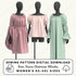 Peasant Chemise Pattern Blocks | Printable Renaissance Sewing Pattern with Custom Sleeve Styles PDF Sewing Pattern File
