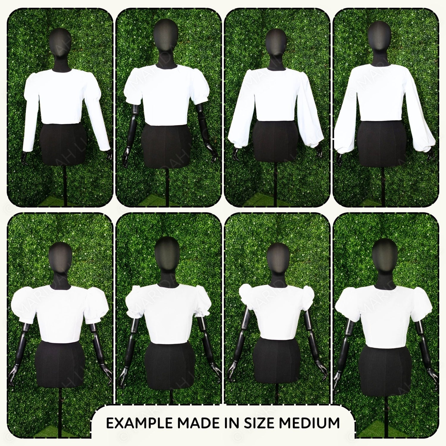 Puff Sleeve Blocks Sewing Pattern Bundle PDF Sewing Pattern File