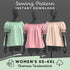 three mannequins wearing off-the-shoulder tops in different colors: green, pink, and beige.
