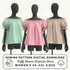 three mannequins wearing off-the-shoulder dresses in different colors: green, pink, and beige.