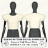 Regency Puff Sleeve Printable Sewing Pattern PDF Sewing Pattern File