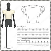 Regency Puff Sleeve Printable Sewing Pattern PDF Sewing Pattern File