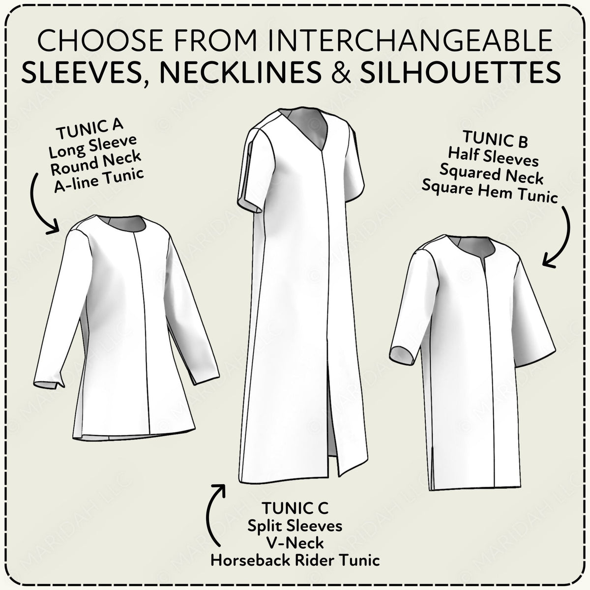 Tunic Rope Pattern Sewing 7 Best Free Printable Sewing Patterns Tunics Printableecom