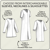 Ren Faire Tunic Blocks Printable Sewing Pattern PDF Sewing Pattern File