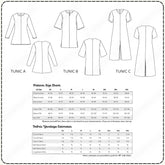 Ren Faire Tunic Blocks Printable Sewing Pattern PDF Sewing Pattern File