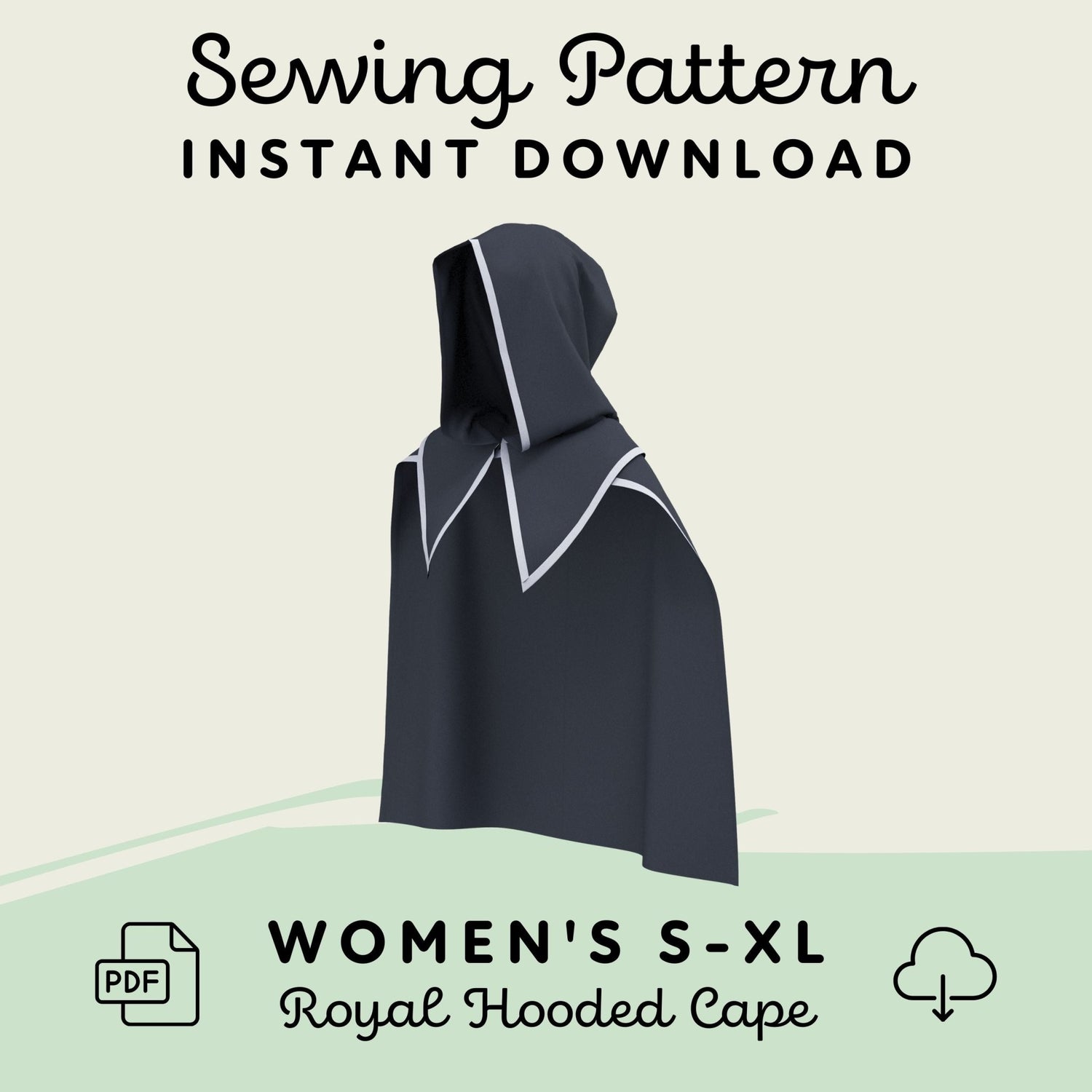 Royal Hooded Cape - Maridah