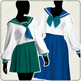 Sailor Collar Cropped Top Printable Sewing Pattern PDF Sewing Pattern File