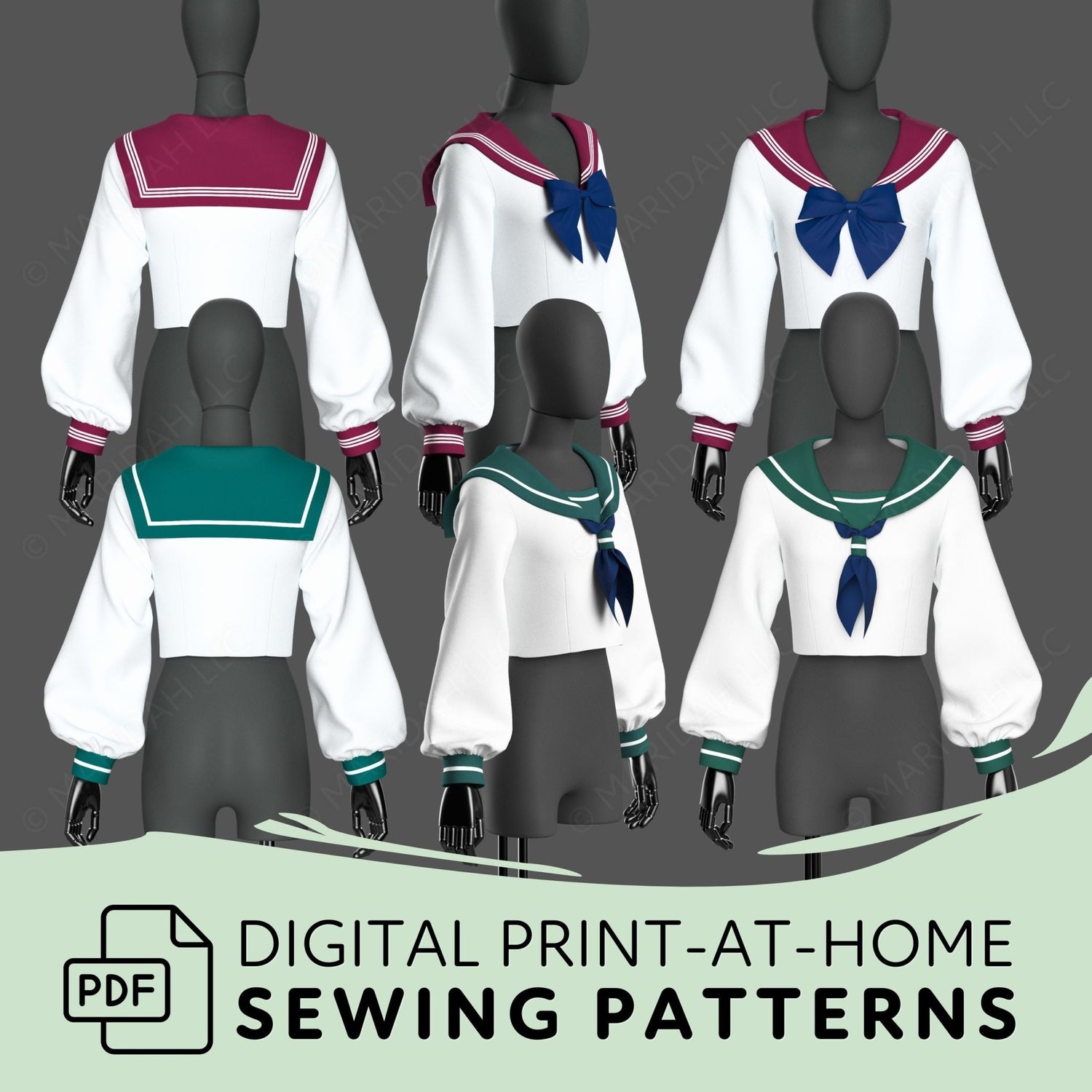 Sailor Collar Shirt Pack - Maridah